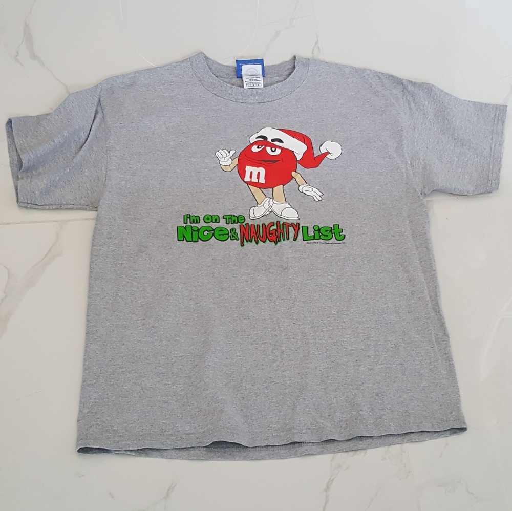 Christmas m&m nice naughty list